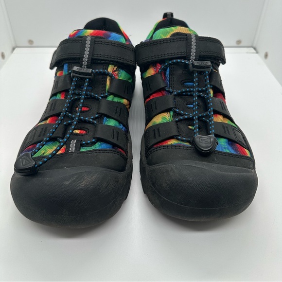 KEEN Newport H2 Black Tye Die Kids Water Shoes Size 3 - Picture 5 of 11